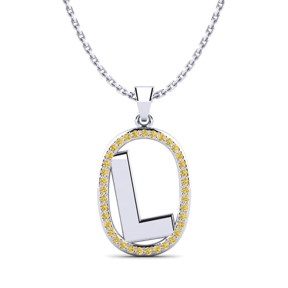 Gelber Diamant Damen anhänger Bettye L