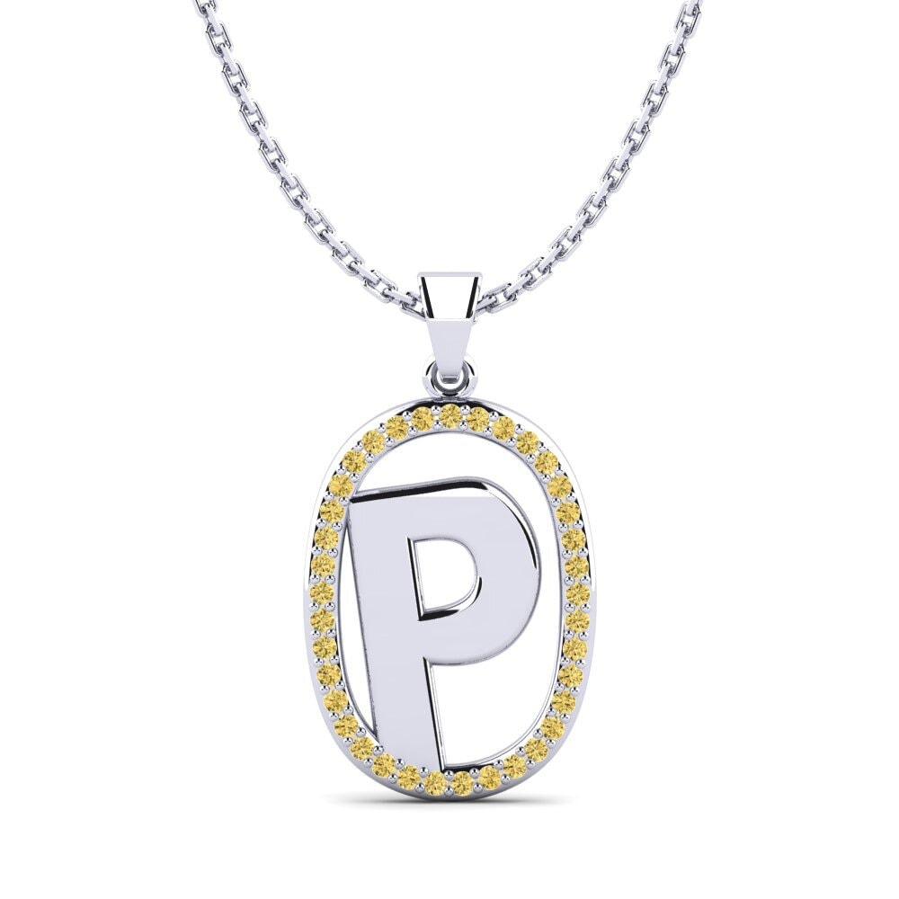 Gelber Diamant Damen anhänger Bettye P