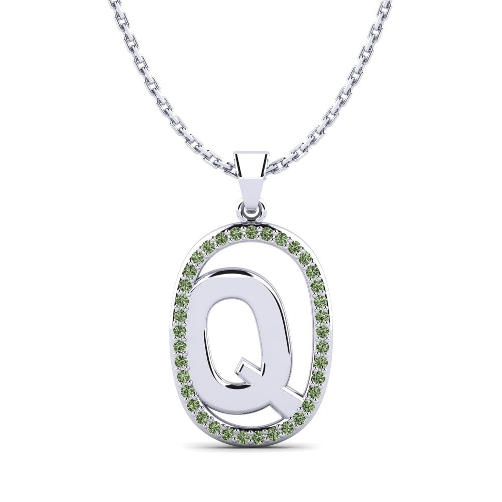 Grüner Diamant Damen anhänger Bettye Q