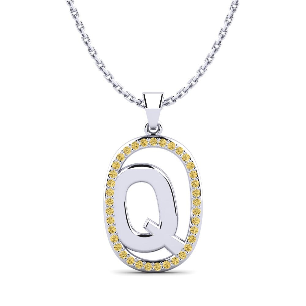 Gelber Diamant Damen anhänger Bettye Q