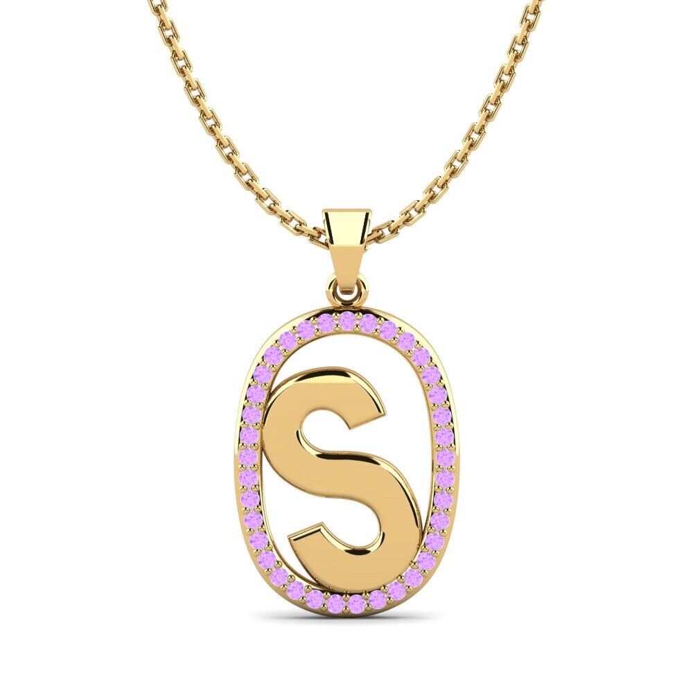 Amethyst Damen anhänger Bettye S