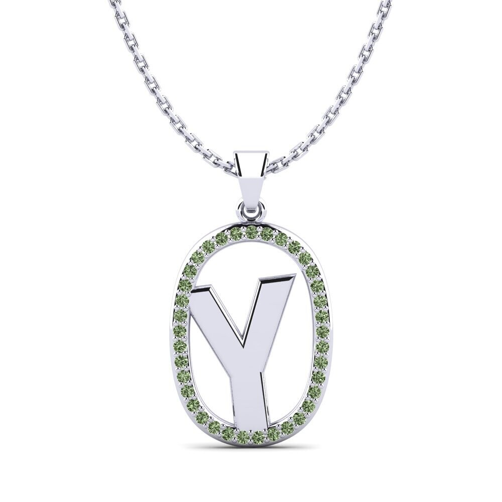 Grüner Diamant Damen anhänger Bettye Y