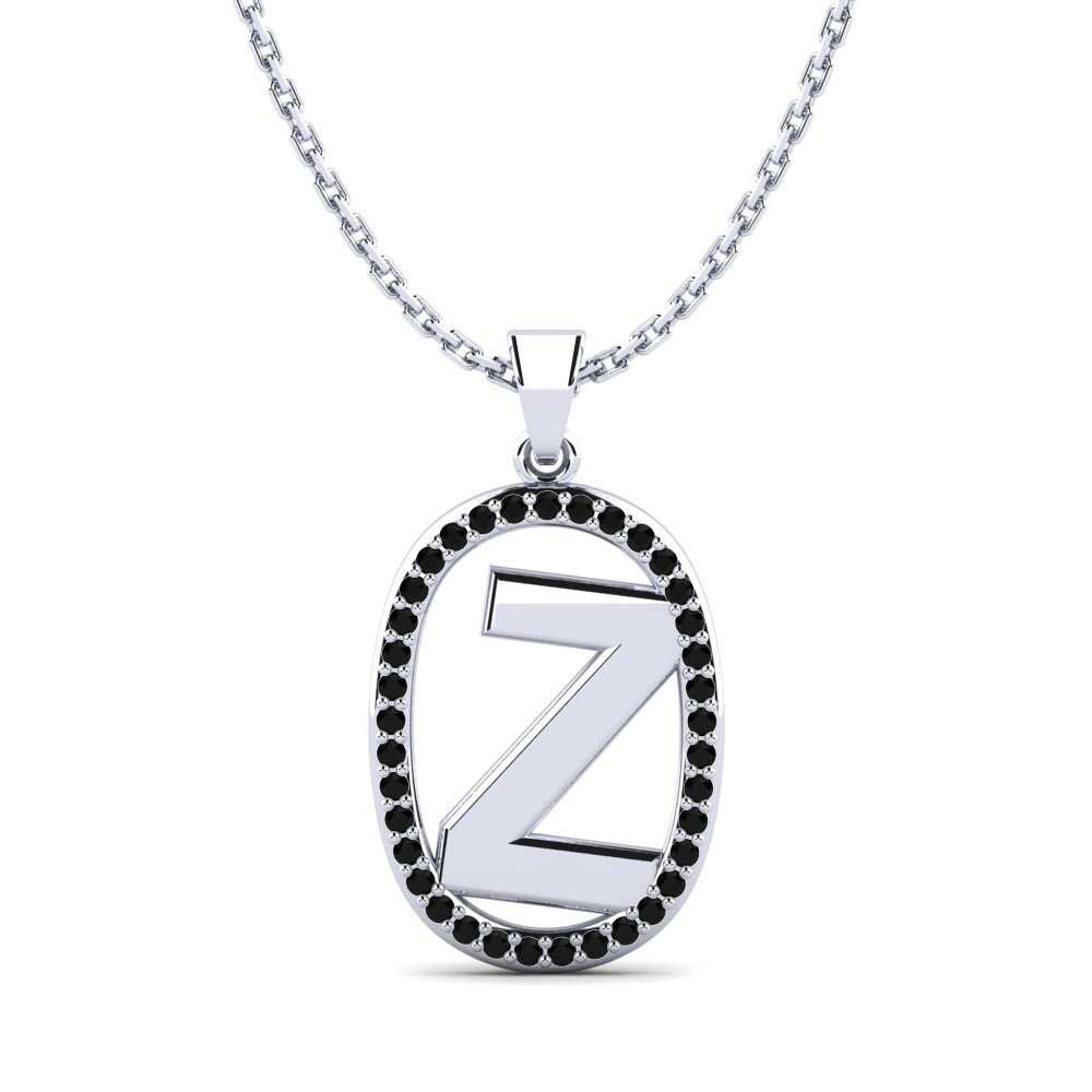 Schwarzer Onyx Damen anhänger Bettye Z