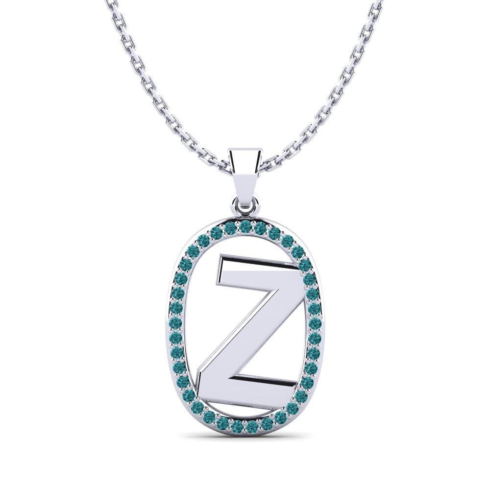 Blauer Diamant Damen anhänger Bettye Z