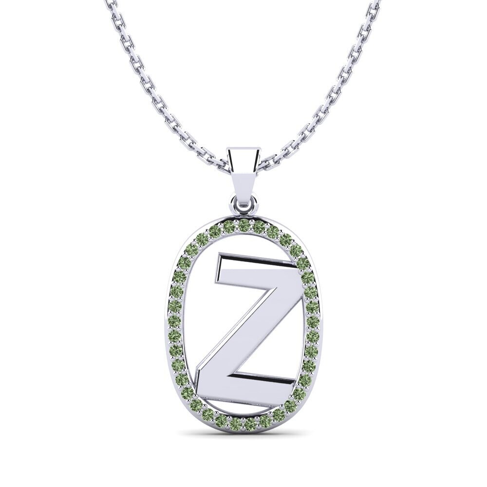 Grüner Diamant Damen anhänger Bettye Z