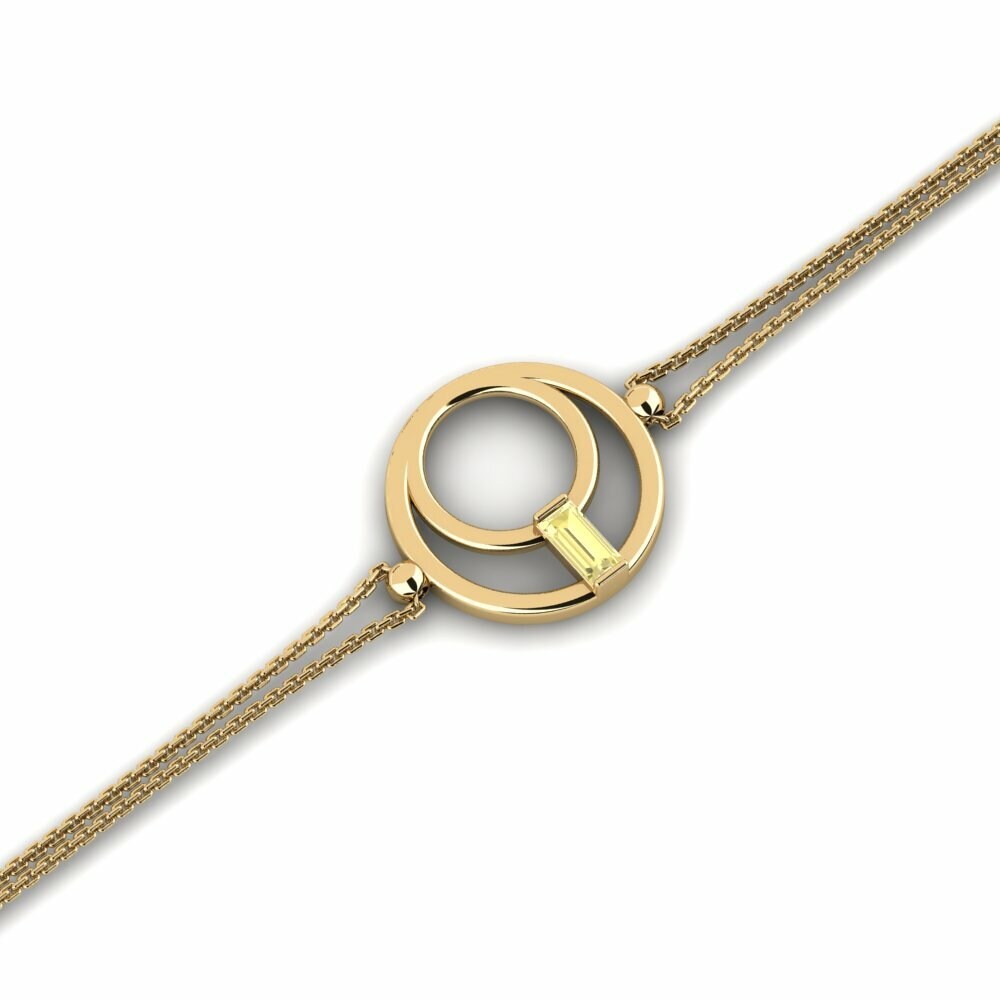 Saphir Jaune Bracelet pour femme Beuvron