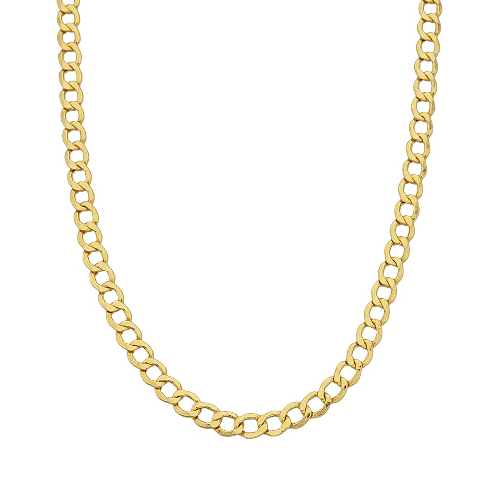 Chains Bevelled Gourmet 3,5 Mm 585 Yellow Gold
