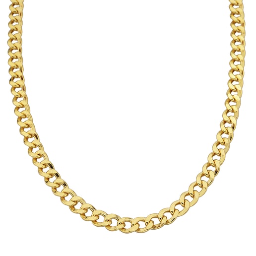 Chain Bevelled Gourmet 4,75 mm 585 Yellow Gold