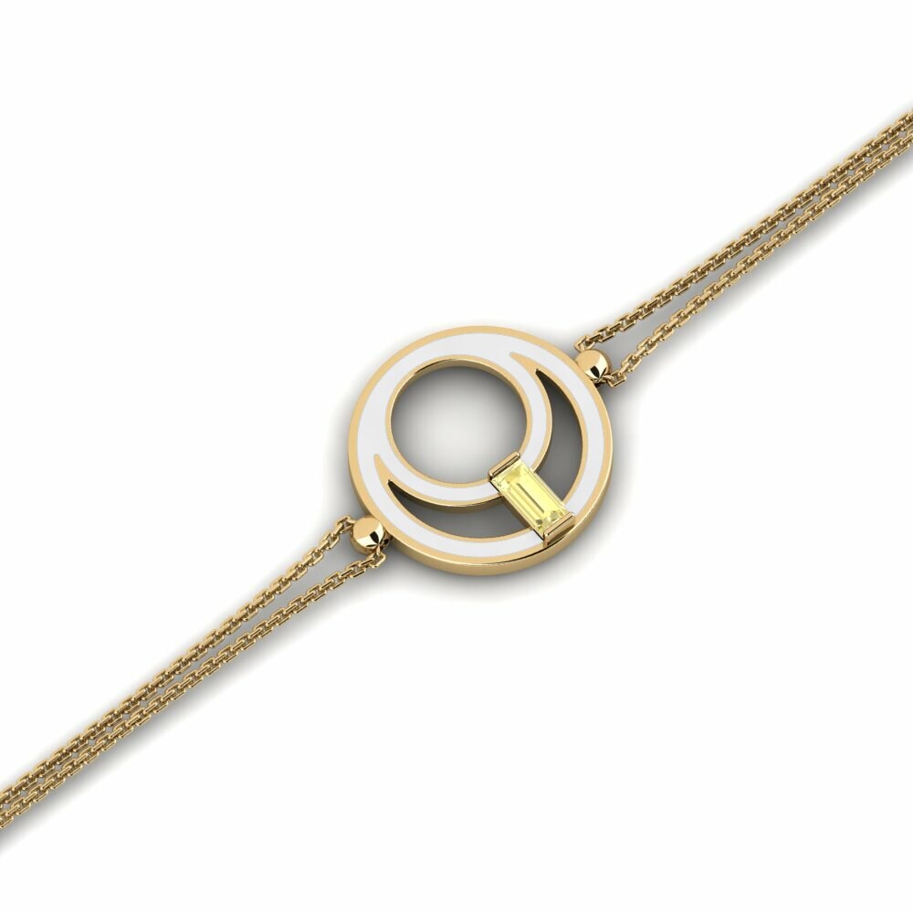 Saphir Jaune Bracelet pour femme Beynes