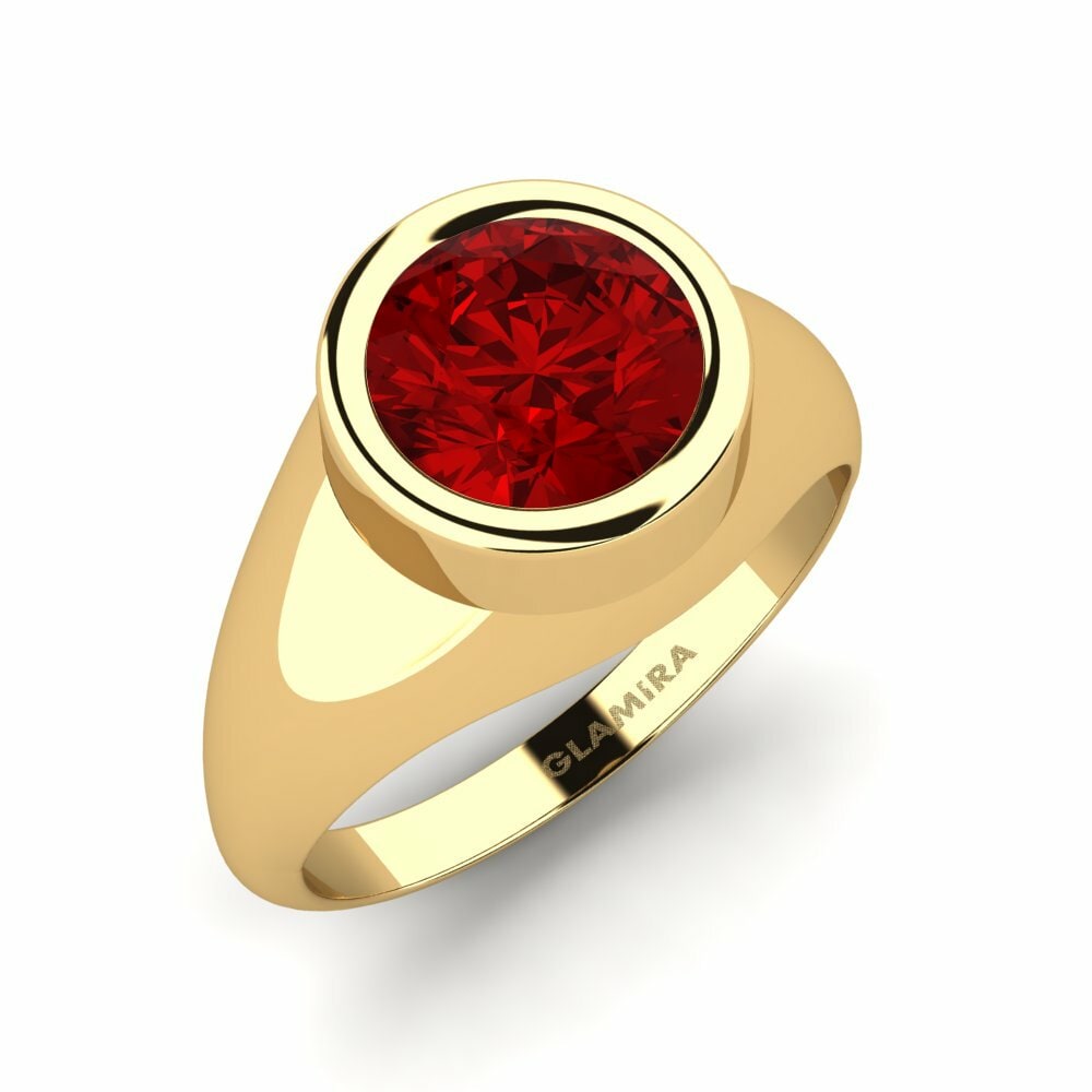 Ruby (Lab Created) Men's Ring Bhakta