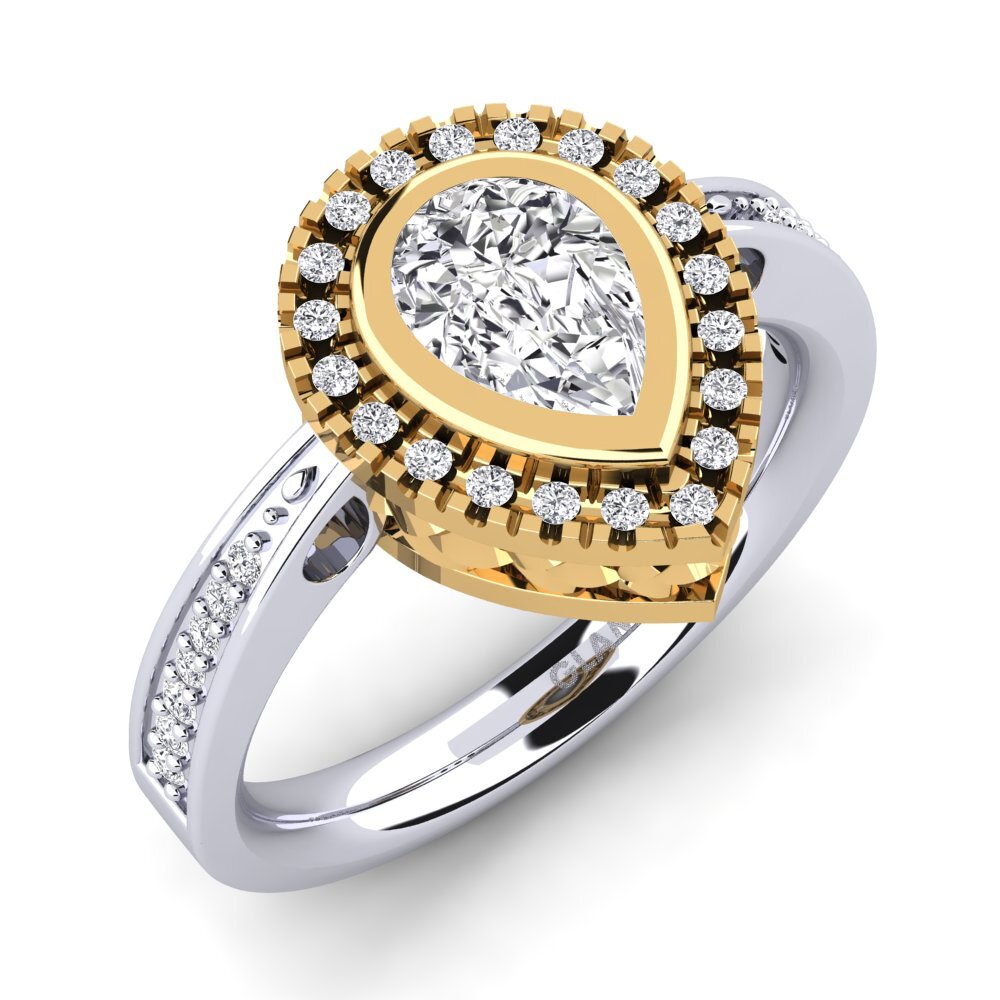 Anello di Fidanzamento Royal in 14K oro giallo con diamante
