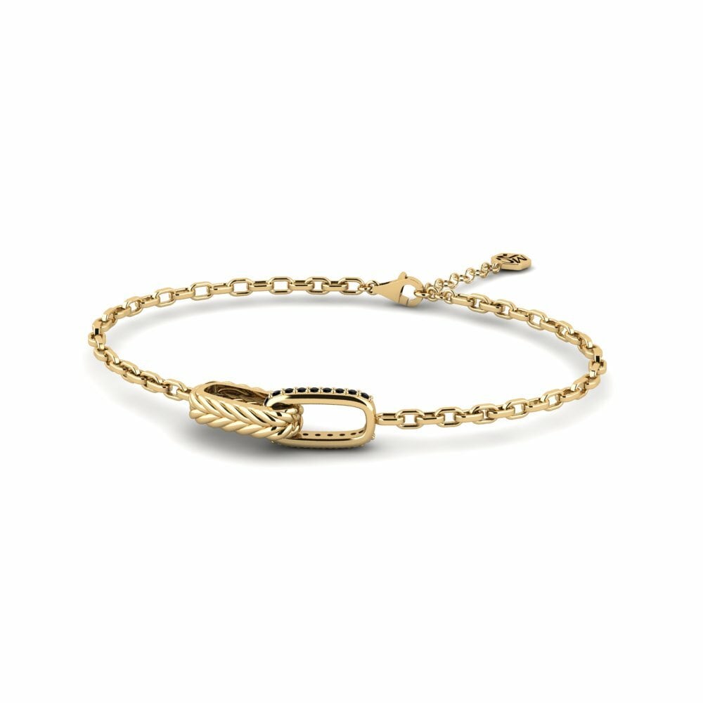 Oro Giallo 750 Bracciale da uomo Bienne