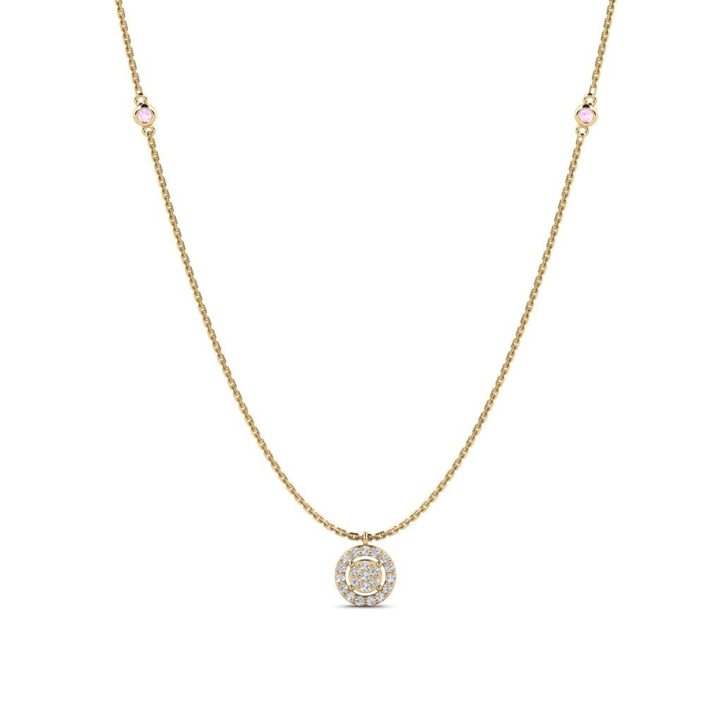 Pink Sapphire Women's Necklace Bifa