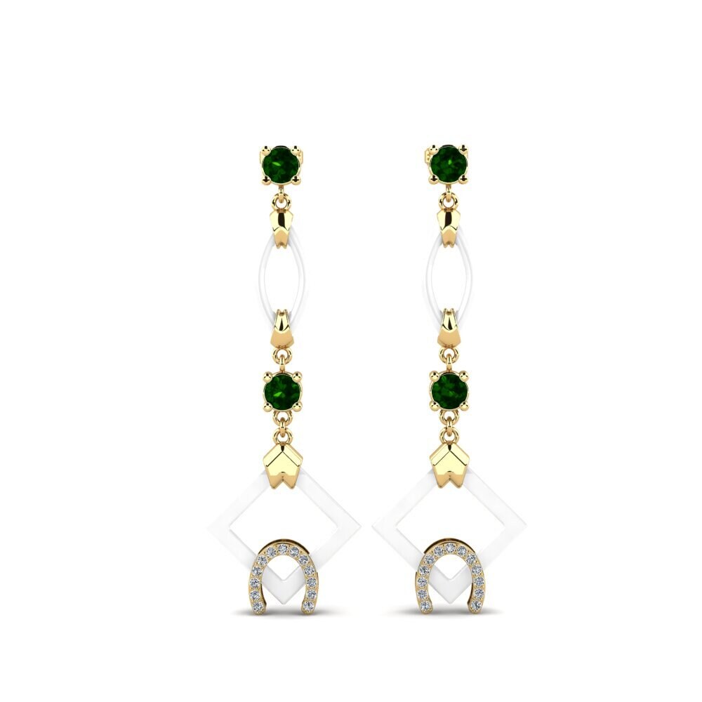 Green Tourmaline Women's Earring Bigley