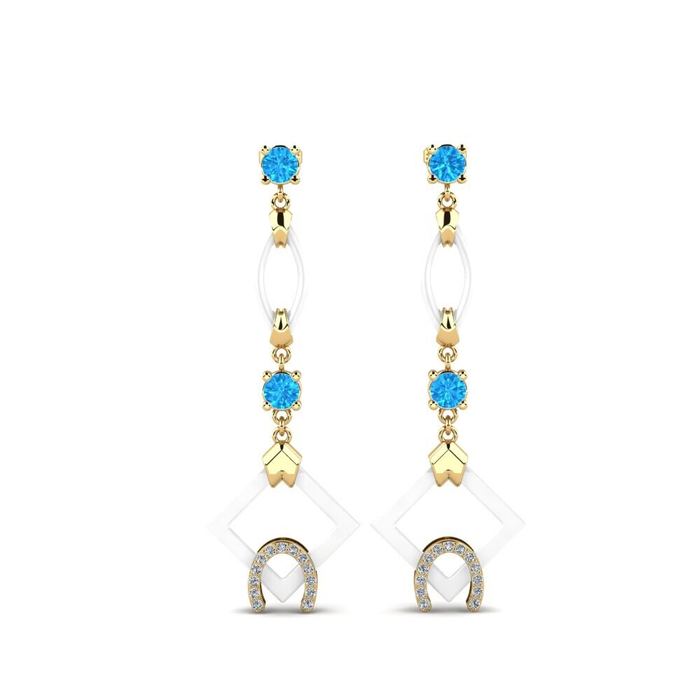 Blue Topaz Women's Earring Bigley