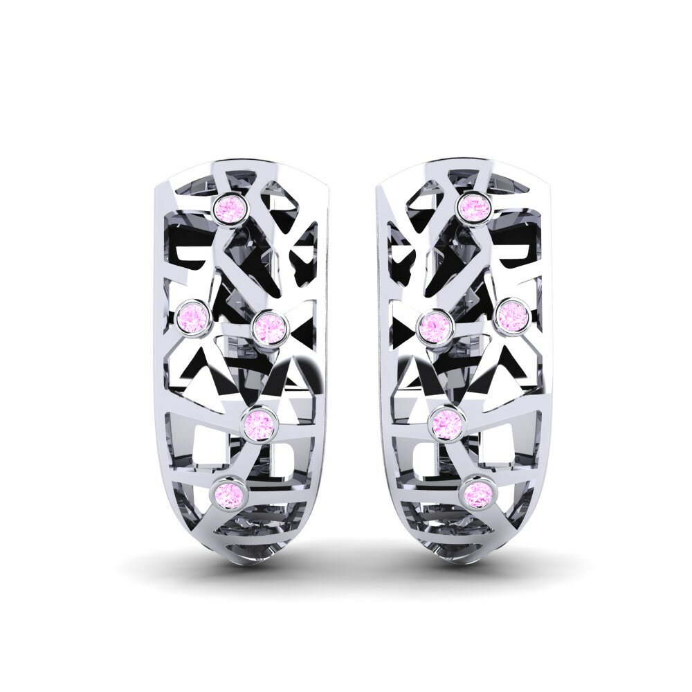 Pink Sapphire Women's Earring Bijou