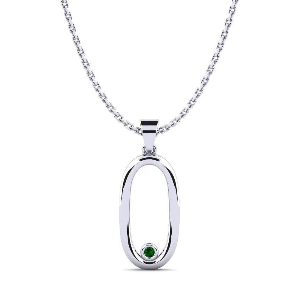 Circonita Verde Colgante de Mujer Bilancia