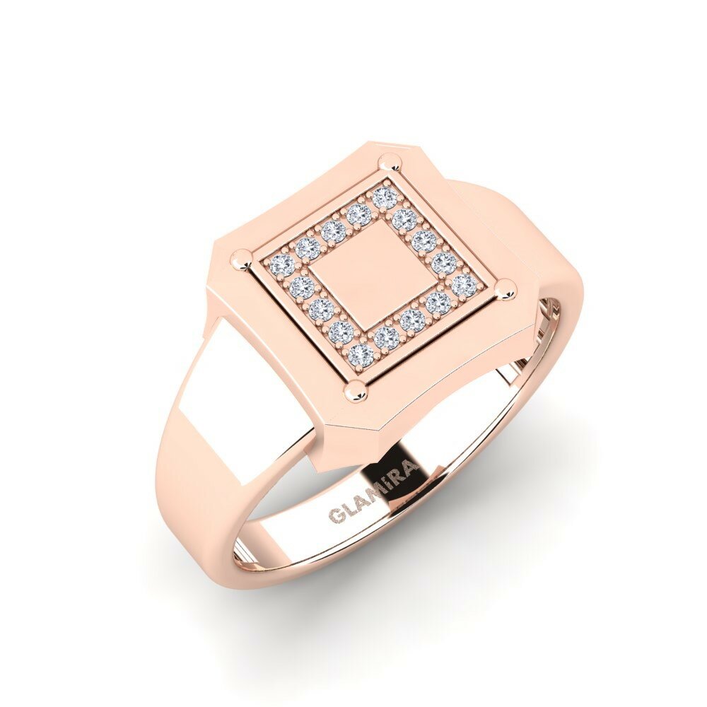 18k Rose Gold Ring Billon