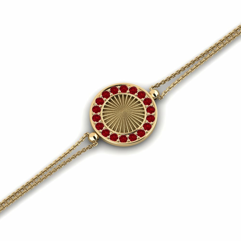 Zircone Rouge Bracelet pour femme Bilope