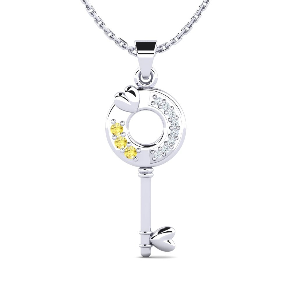 Yellow Sapphire Women's Pendant Bilyana