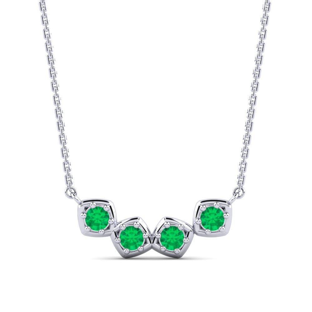 Emerald Women's Necklace Bingsbanizat