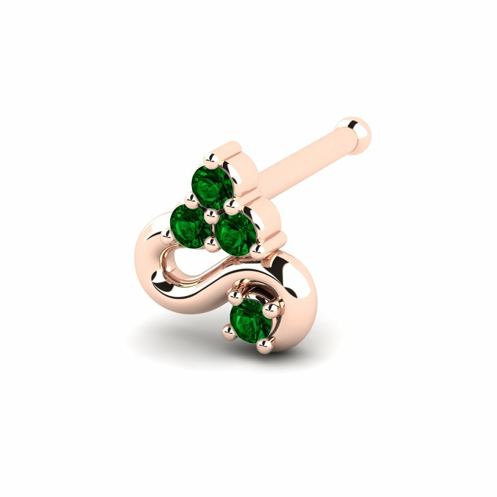 Groene Zirkoon Neus Pin Birdenos