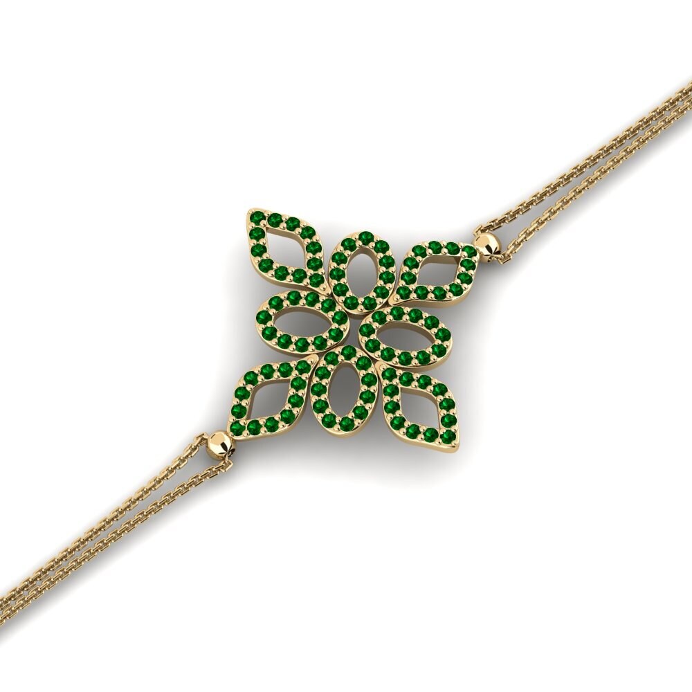 Green Zirconia Women's Bracelet Bismie