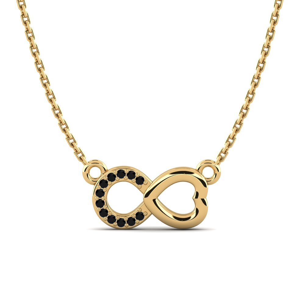 Ónix Negro Collar de Mujer Bitaniya
