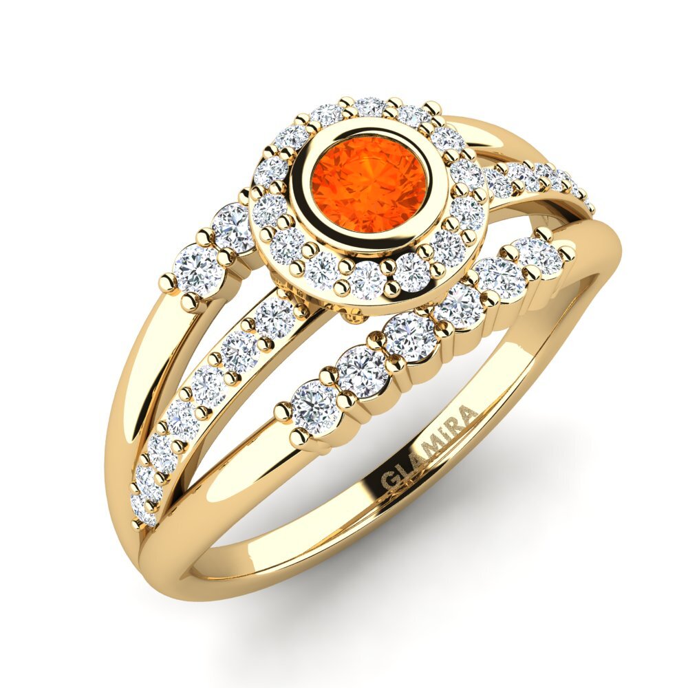 Fire Opal Women's Ring Bittedw