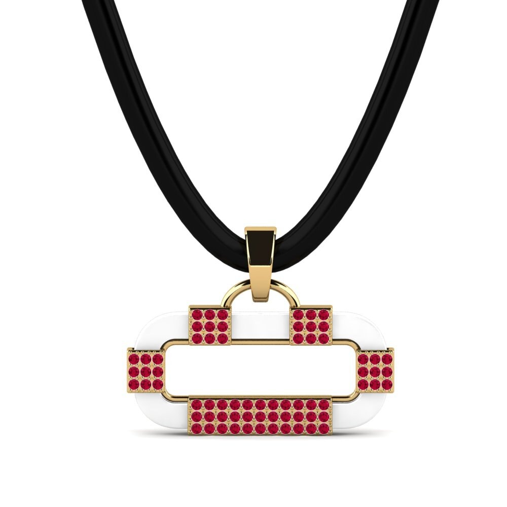 Ruby Men's Pendant Blackshire
