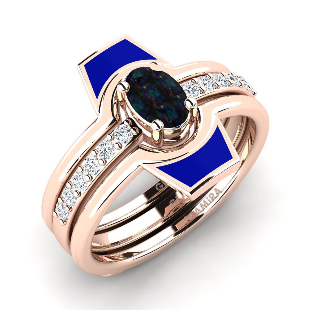 Black Opal Ring Blada SET