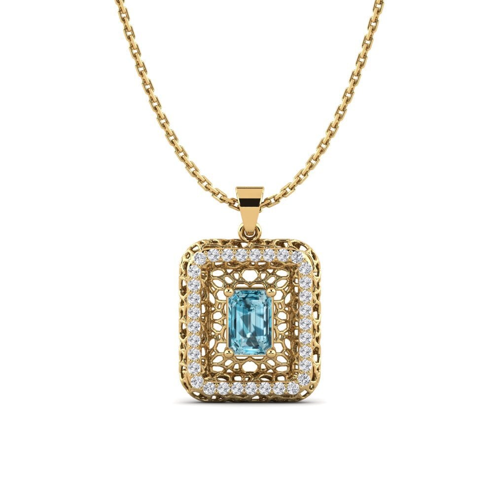 Blue Zircon Women's Pendant Blake