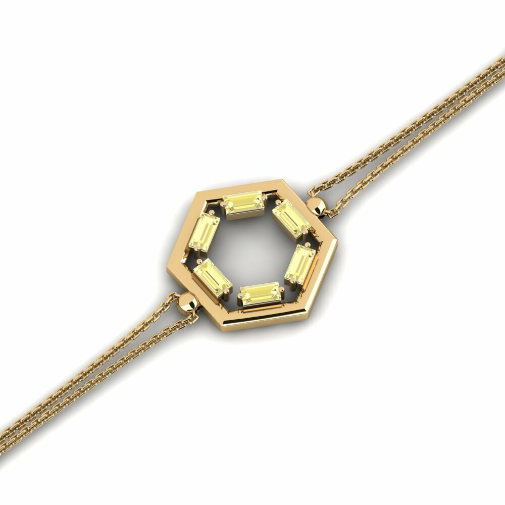 Saphir Jaune Bracelet pour femme Blamont