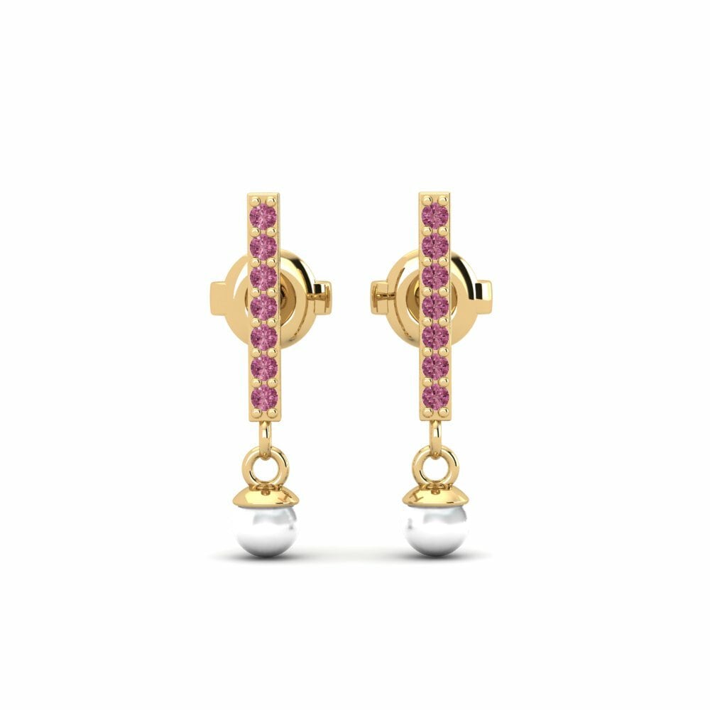 Rhodolite Garnet Women's Earring Blandning