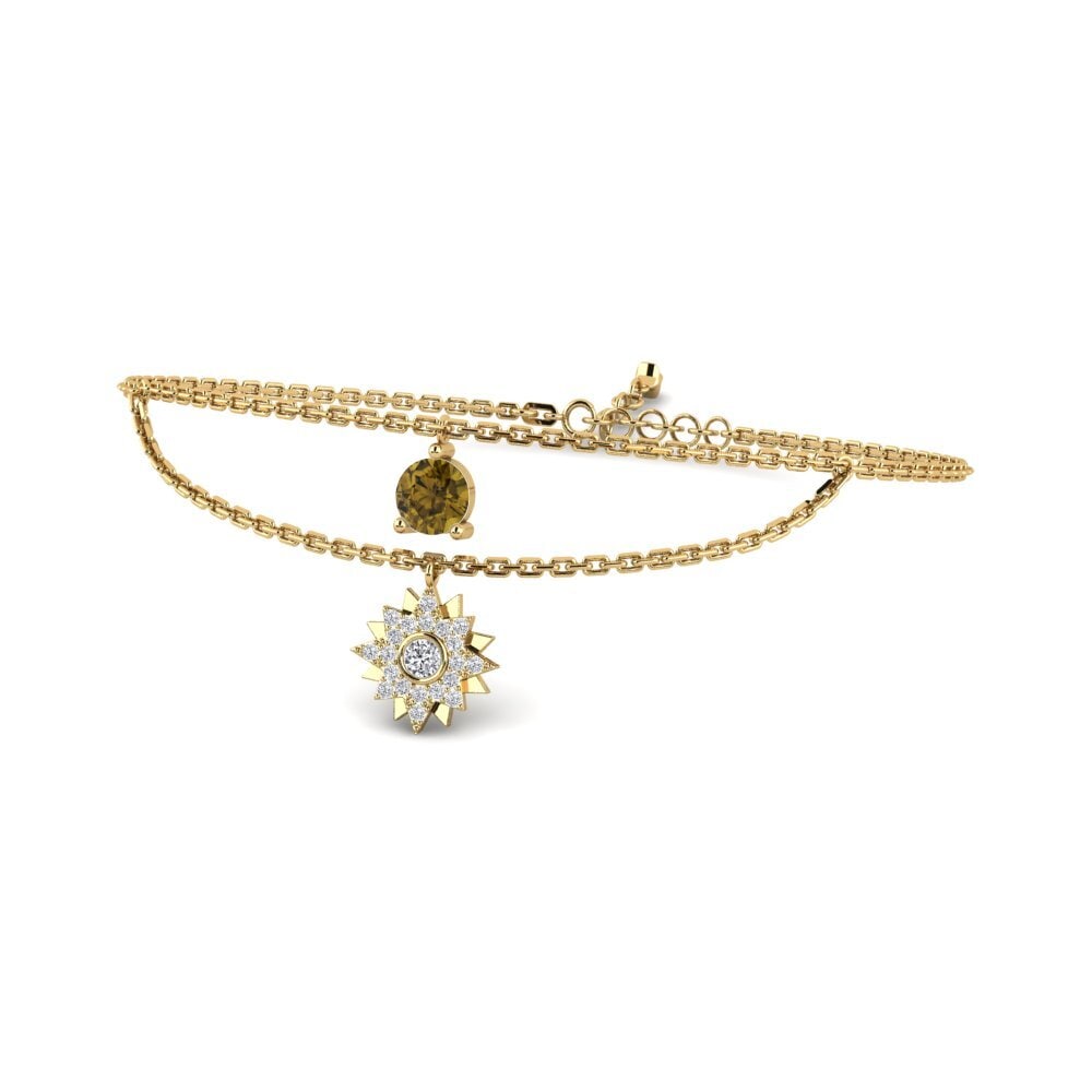 Brown Zircon Women's Bracelet Blasi