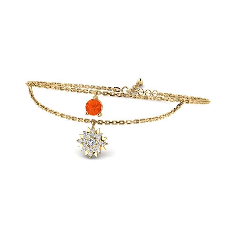 Fire Opal Women's Bracelet Blasi