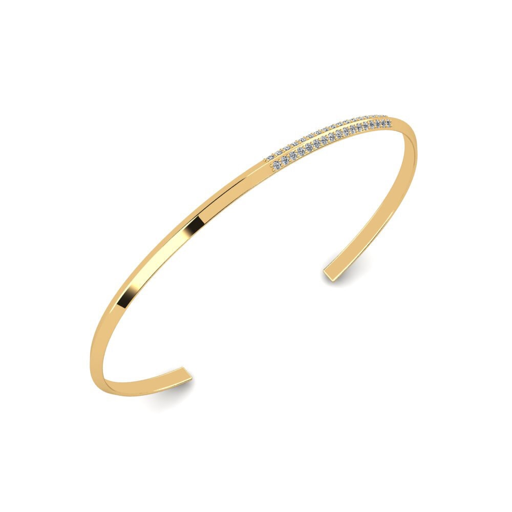 18ct Yellow Gold Zirconia Men's Bracelet Blastoise
