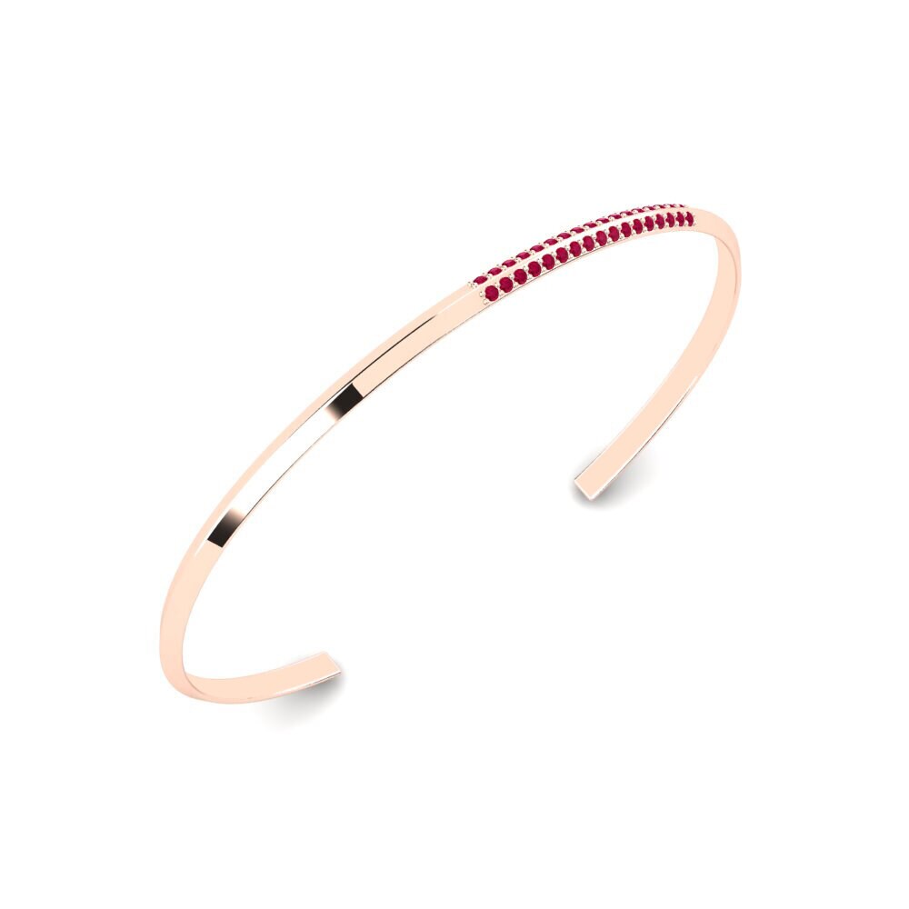 18ct Rose Gold Ruby Men's Bracelet Blastoise