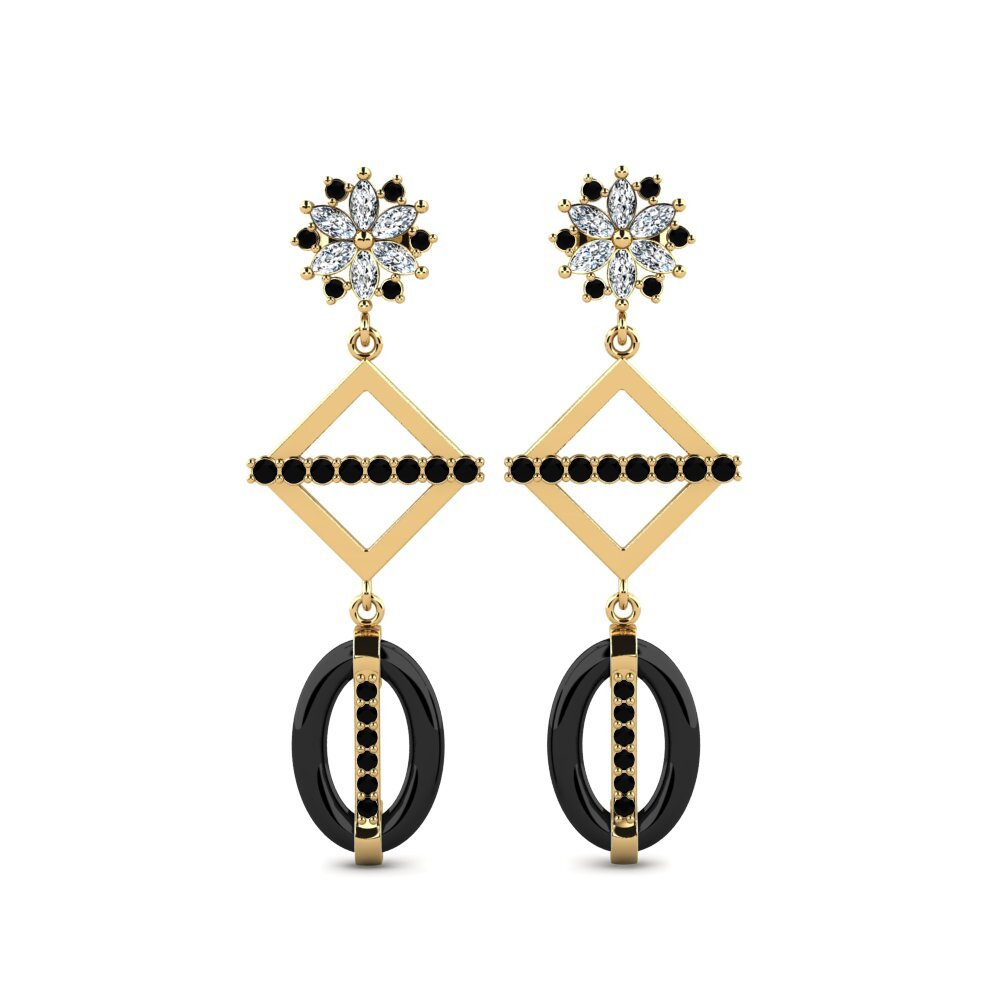 Black Onyx Women's Earring Bledar