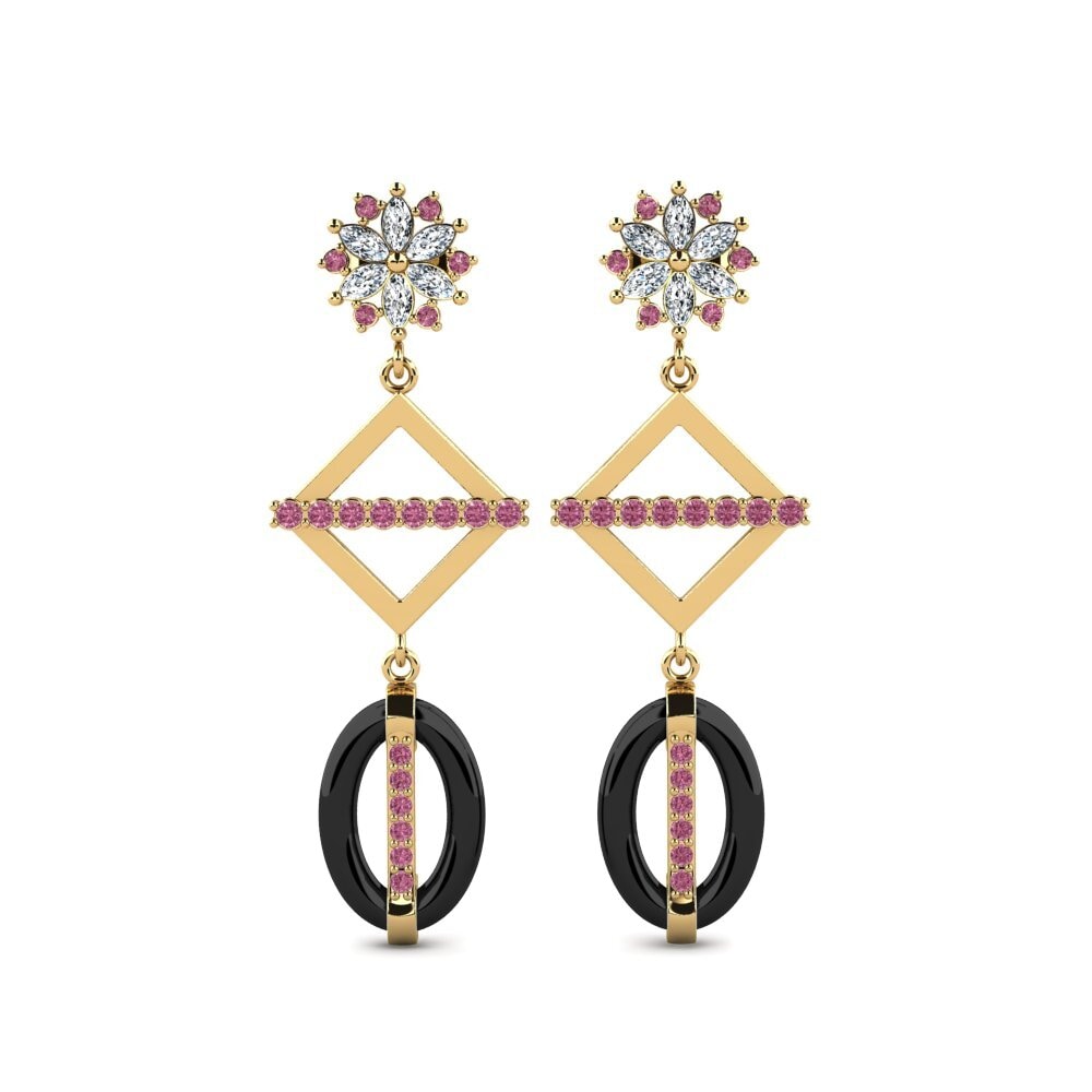 Rhodolite Garnet Women's Earring Bledar