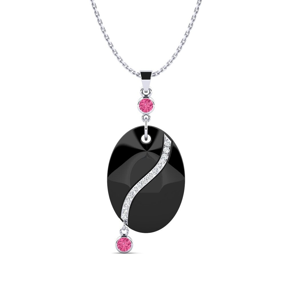 950 Platinum Pink Tourmaline Women's Pendant Blumenthal