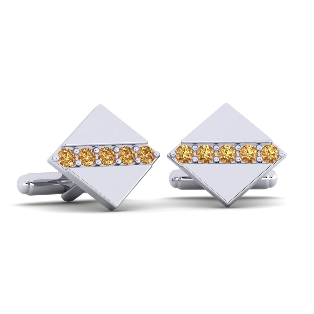 Brown Diamond Cufflink Boccato