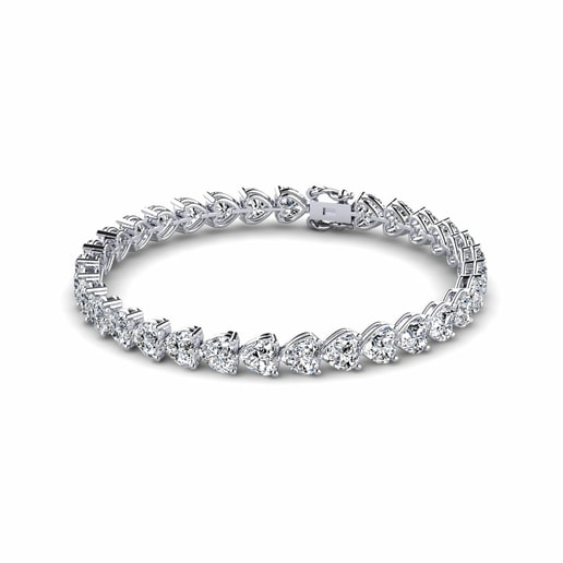 Bracelet Rines 585 White Gold & Swarovski Crystal