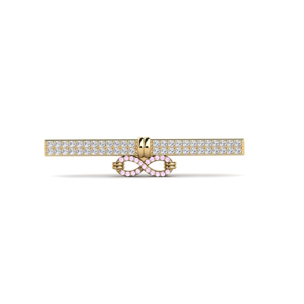 Pink Sapphire Hair Clip Bonjil