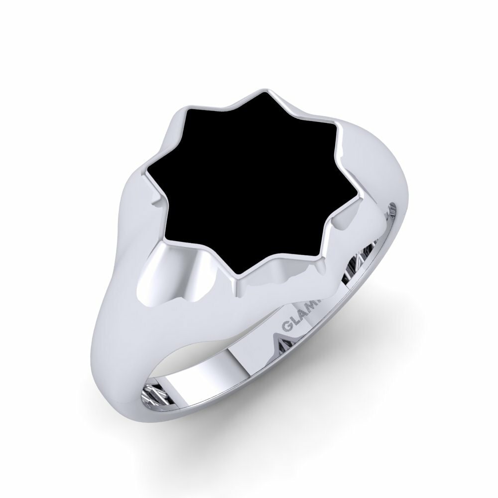 9k White Gold Men's Ring Bonnesgraces