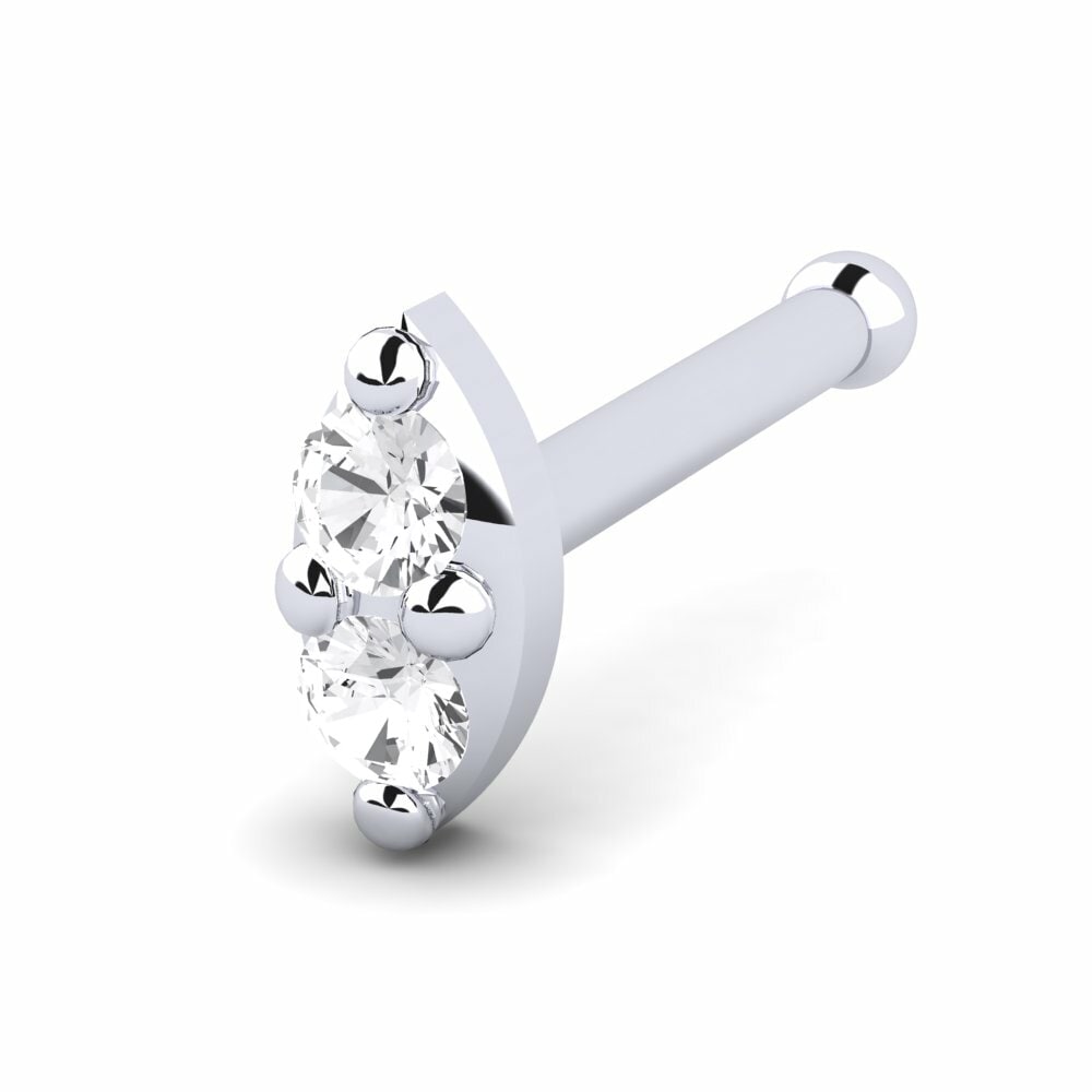 Diamant-saffier Neus Pin Bonnevolonte