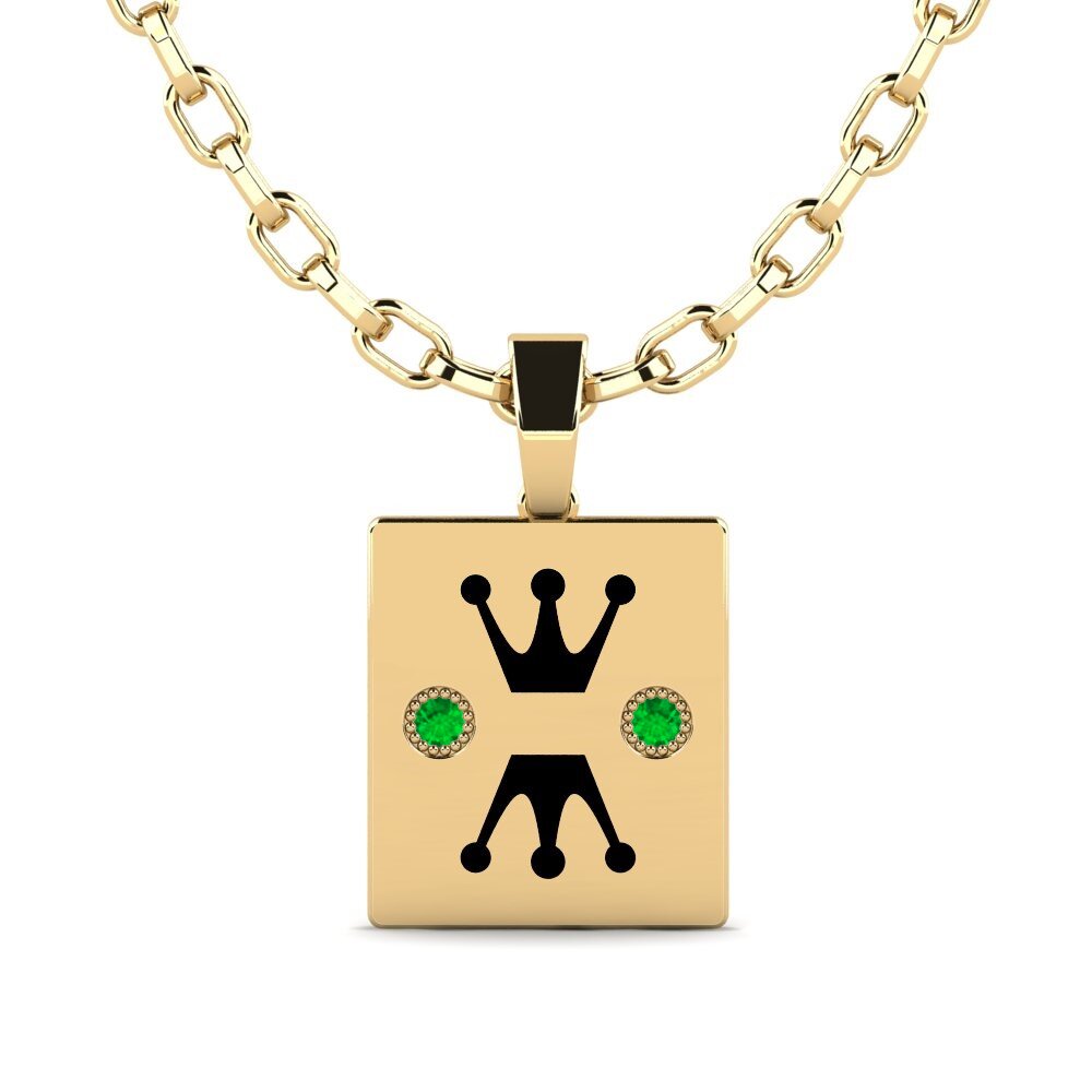 Emerald Men's Pendant Boplet