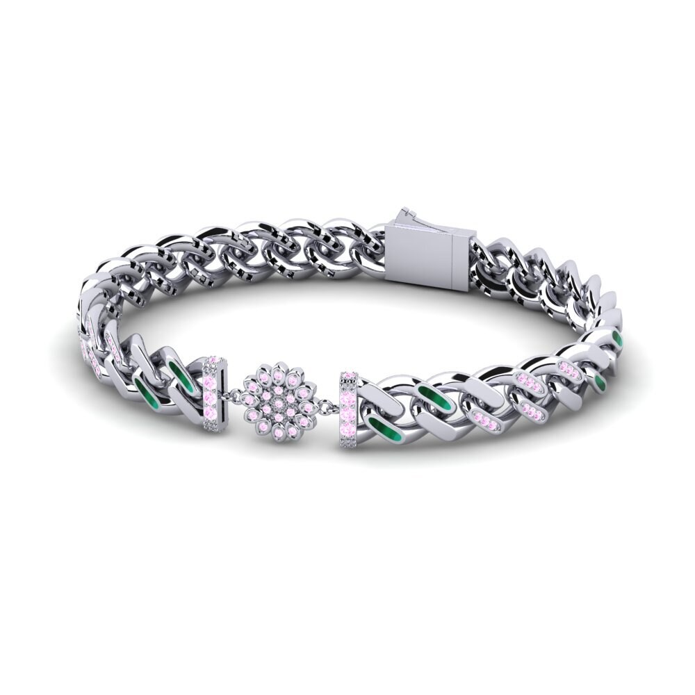 Pink Sapphire Women's Bracelet Bopstera