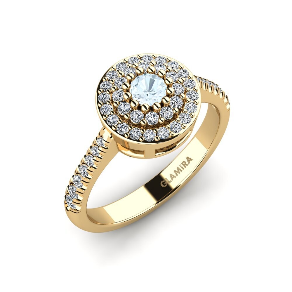 Aquamarine Engagement Ring Bordeale