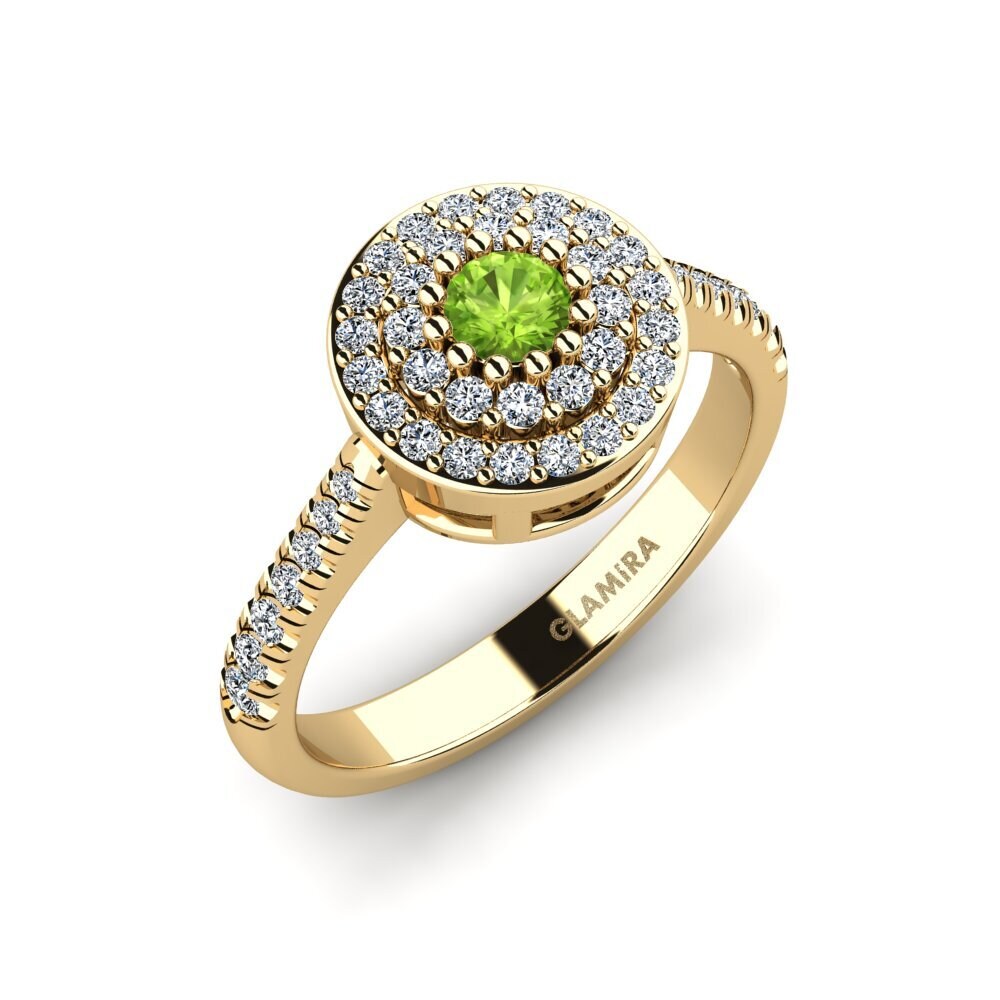 Peridot Engagement Ring Bordeale